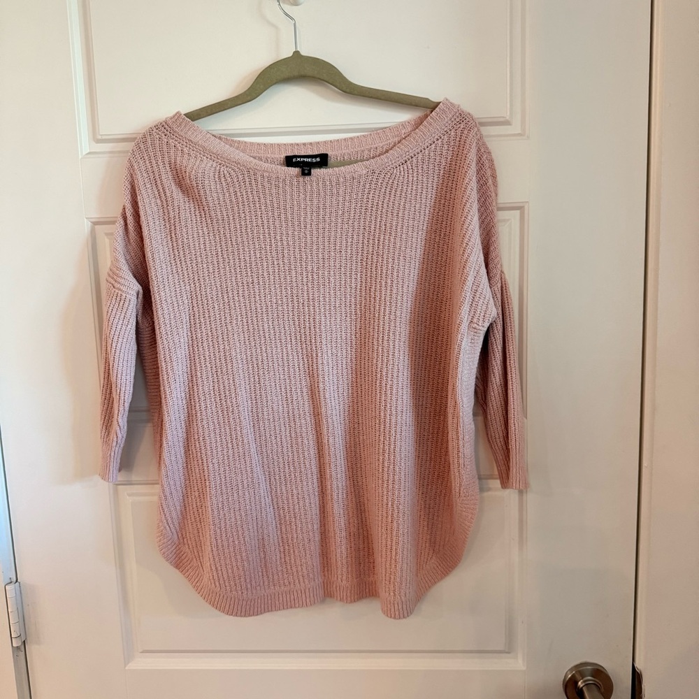 Express Scoop Neck Knit Sweater
